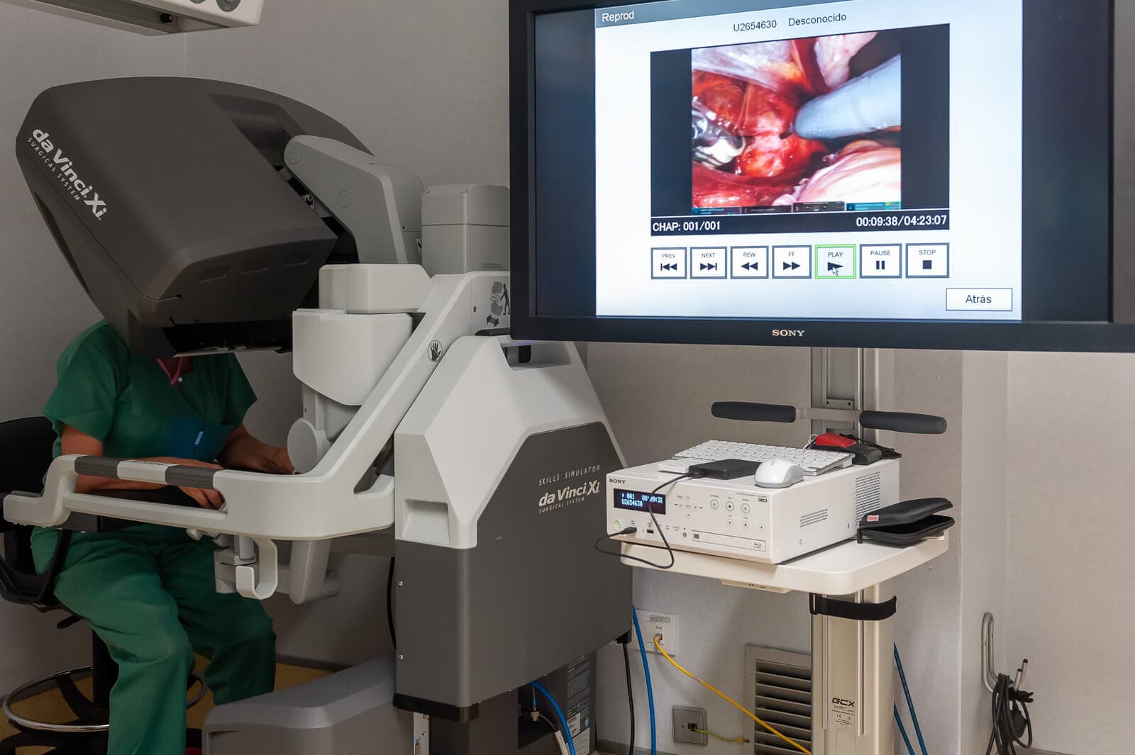 Cirugía robotica en Centro gineológico Lúa